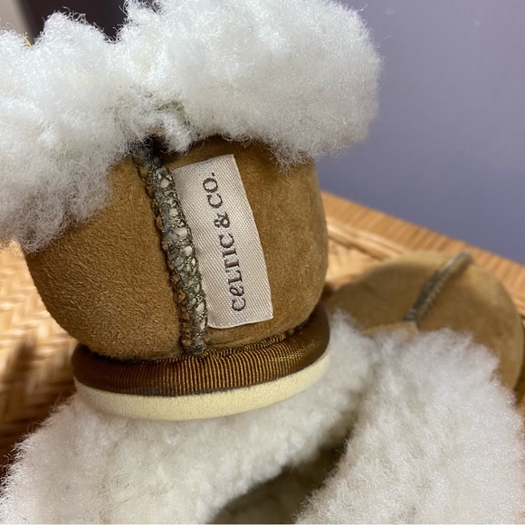 Celtic & Co. Kids' Sheepskin Slippers - Bootees - Picture 6 of 11